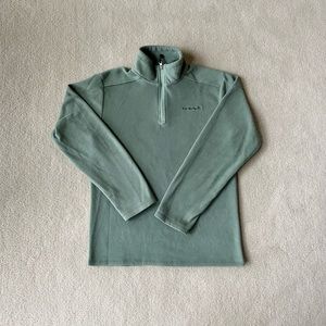 Sage Green Quarter Zip Fleece